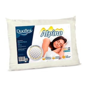 Travesseiro Espuma Aerada Alpino Al1100 C/ Capa De Algodão P/fronha (50x70) - Duoflex