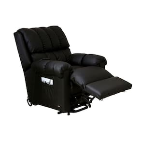 Poltrona Do Papai Reclinável Texas Fantastic Zero Wall Motorizada C- Lift Courano Preto