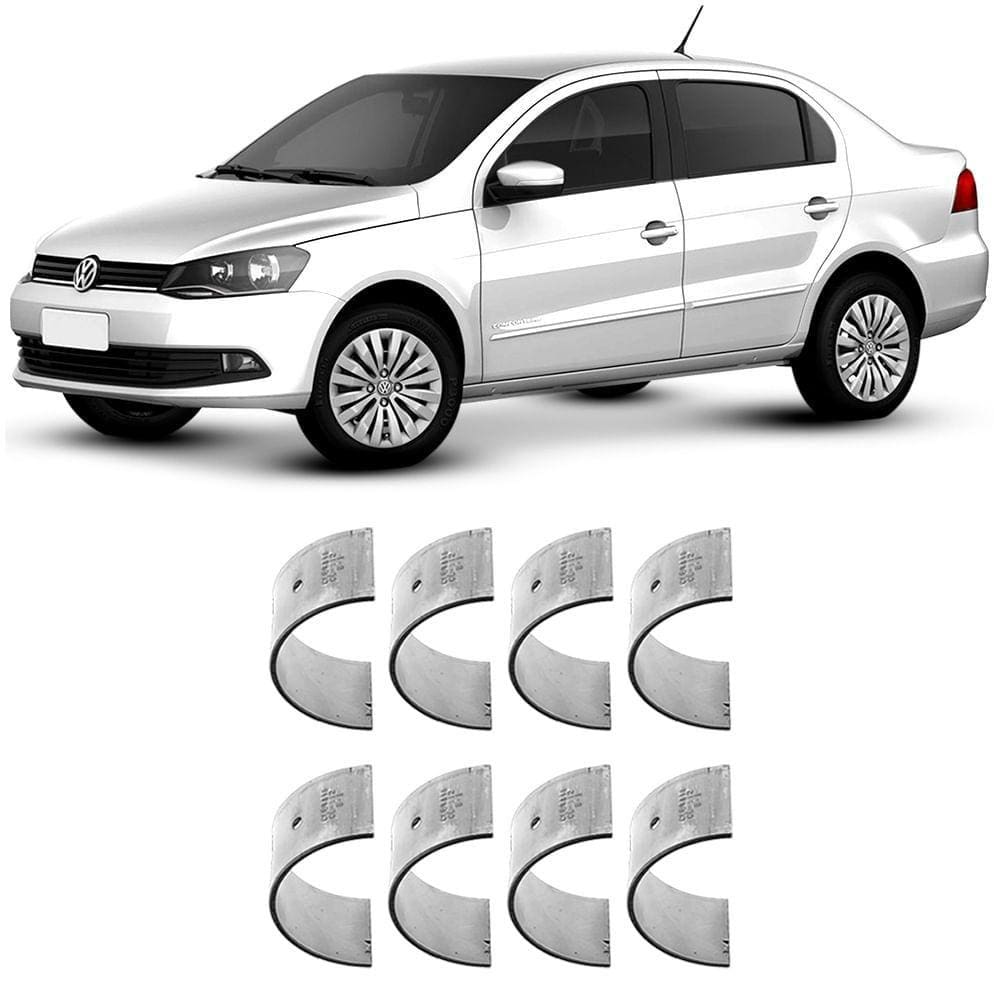 Bronzina Casquilho Biela 0.50 Voyage 1.0 8v 2012 a 2015 Metal Leve