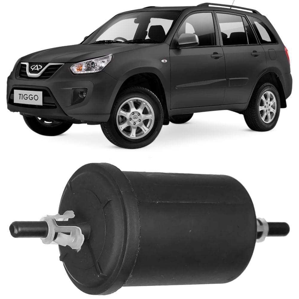 Filtro Combustível Chery Tiggo 2.0 Metal Leve Original Mahle