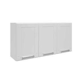 Armário Aéreo P/ Cozinha Múltipla 6009 3 Portas 105cm Branco - Bertolini