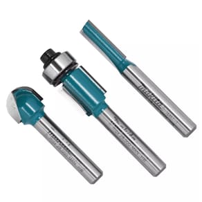 Kit Fresas para Tupia 3 peças D-16461 Makita