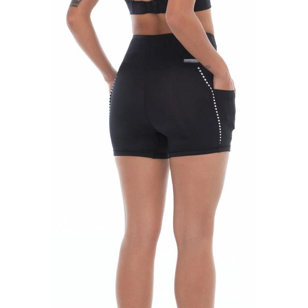 Bermuda Authen Sprint Shoot Classica 12cm Feminina Ref:pgaufbescs