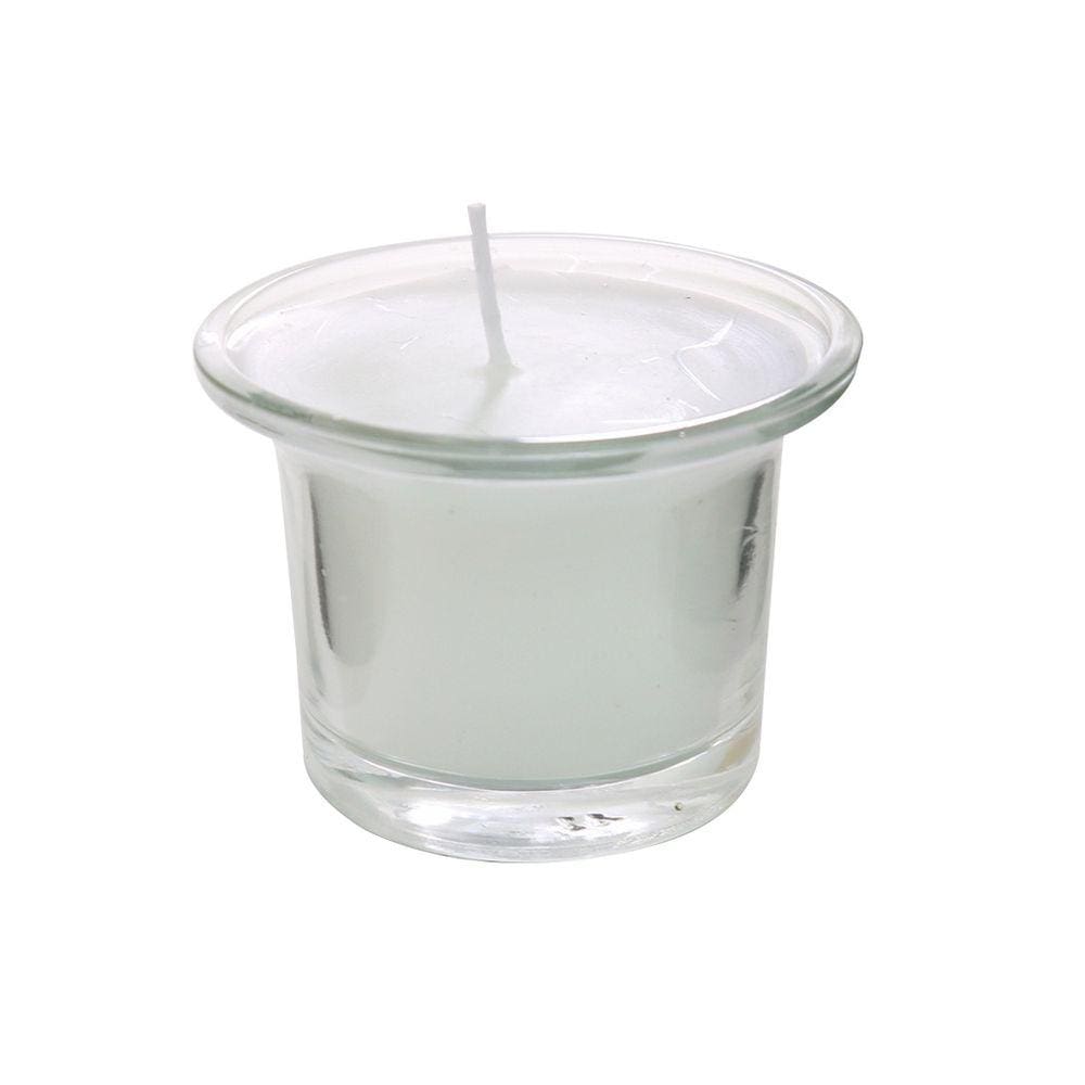 Vela Decorativa Em Copo De Vidro 4,5x6,3cm