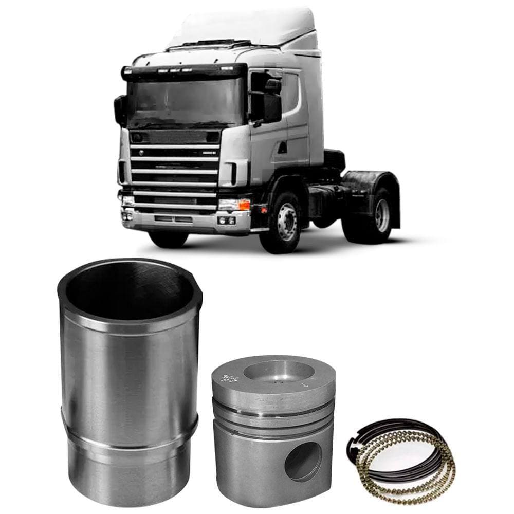 Kit Motor Camisa Pistão Anel Motor Dc12 Scania Série 4