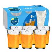 Jogo de Copos 480ml Nadir Dubai com 6 pçs, Nadir