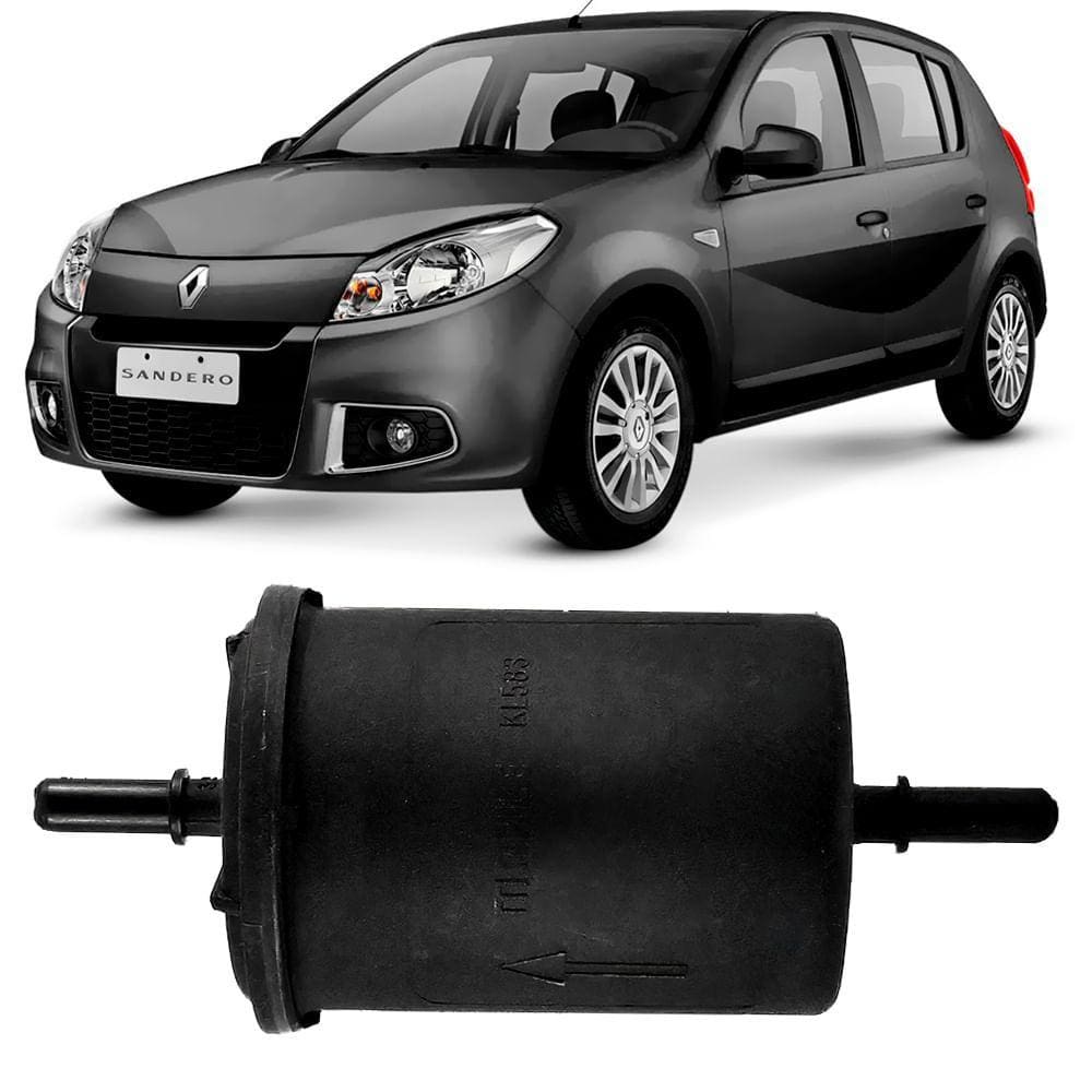 Filtro Combustível Renault Sandero Mégane 97-2018 Metal Leve