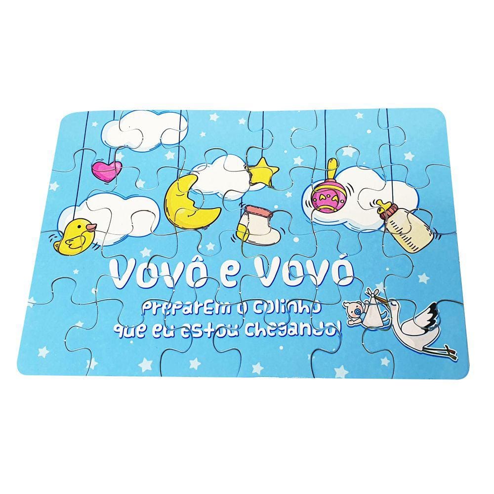 Quebra-cabeça Vovos Preparem o Colinho Que Eu Estou Chegando