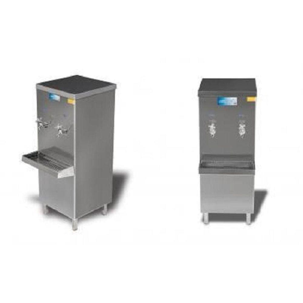 Bebedouro Industrial KS25/2 em Aço Inox 2 Torneiras de Rosca KTN