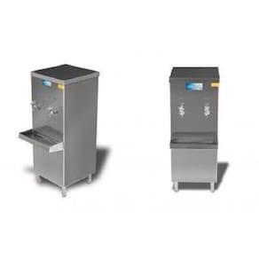 Bebedouro Industrial KS25/2 em Aço Inox 2 Torneiras de Rosca KTN