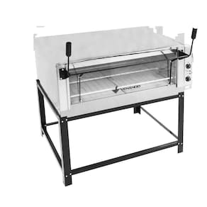 Forno a Gás de Lastro Industrial Roma Inox FIRI90 Porta Guilhotina Venâncio