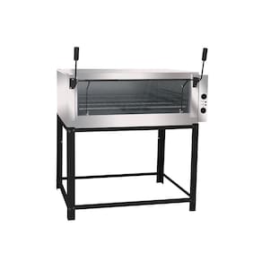 Forno Elétrico de Lastro Industrial Roma Inox FERI80 Porta Guilhotina Venâncio