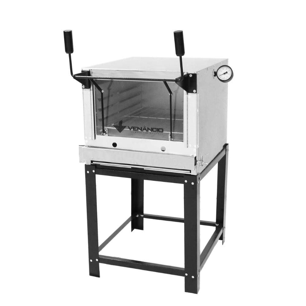 Forno a Gás de Lastro Industrial Roma Inox FIRI80 Porta Guilhotina Venâncio