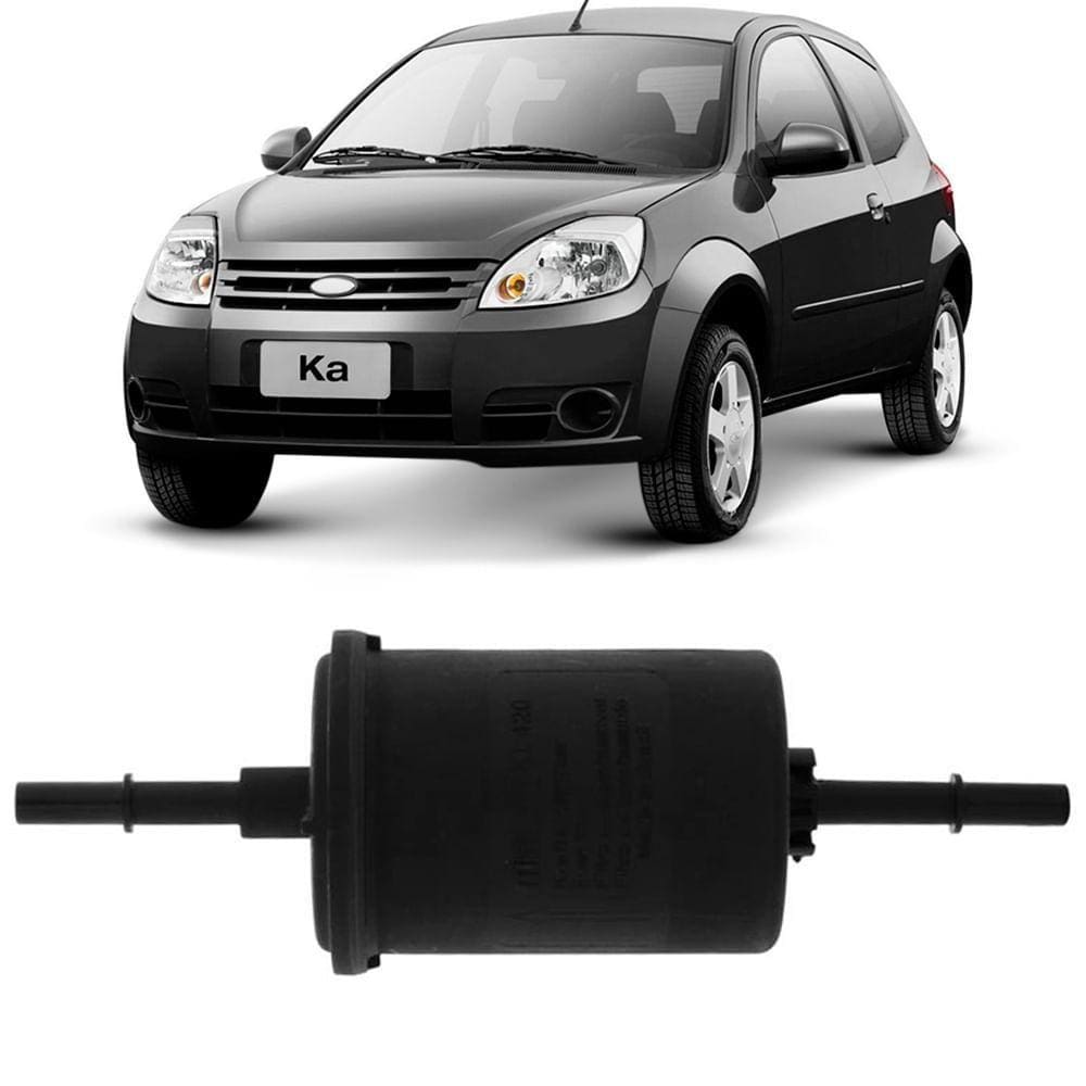 Filtro Combustível Ford Ka 1.0 1.6 2007 A 2012 Metal Leve