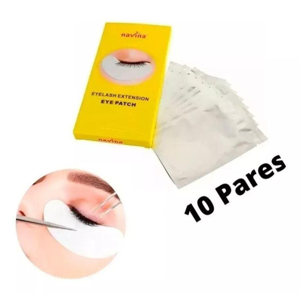 Protetor Pálpebra Gel Along. Cílios Patch - 10 Pares