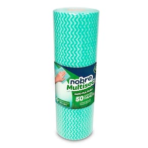 Pano Multiuso Slim Nobre Verde 28cm x 25m - Limpeza Geral