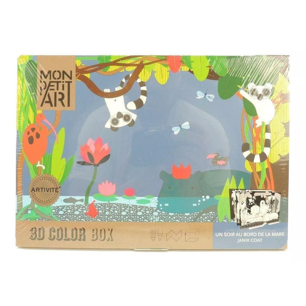 Caderno de Colorir 3D Box Un Soir 17,2x24,2cm