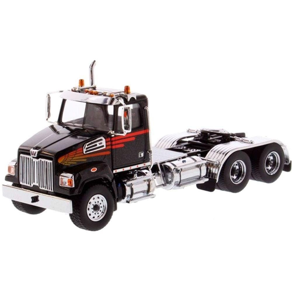 Miniatura Caminhão Diecast Masters 4700 Tractor Black 1/50