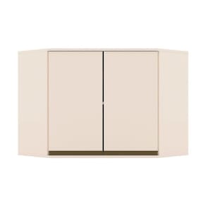 Armário De Cozinha Modulado Canto Oblíquo Connect 2 Portas 80cm Off White - Henn