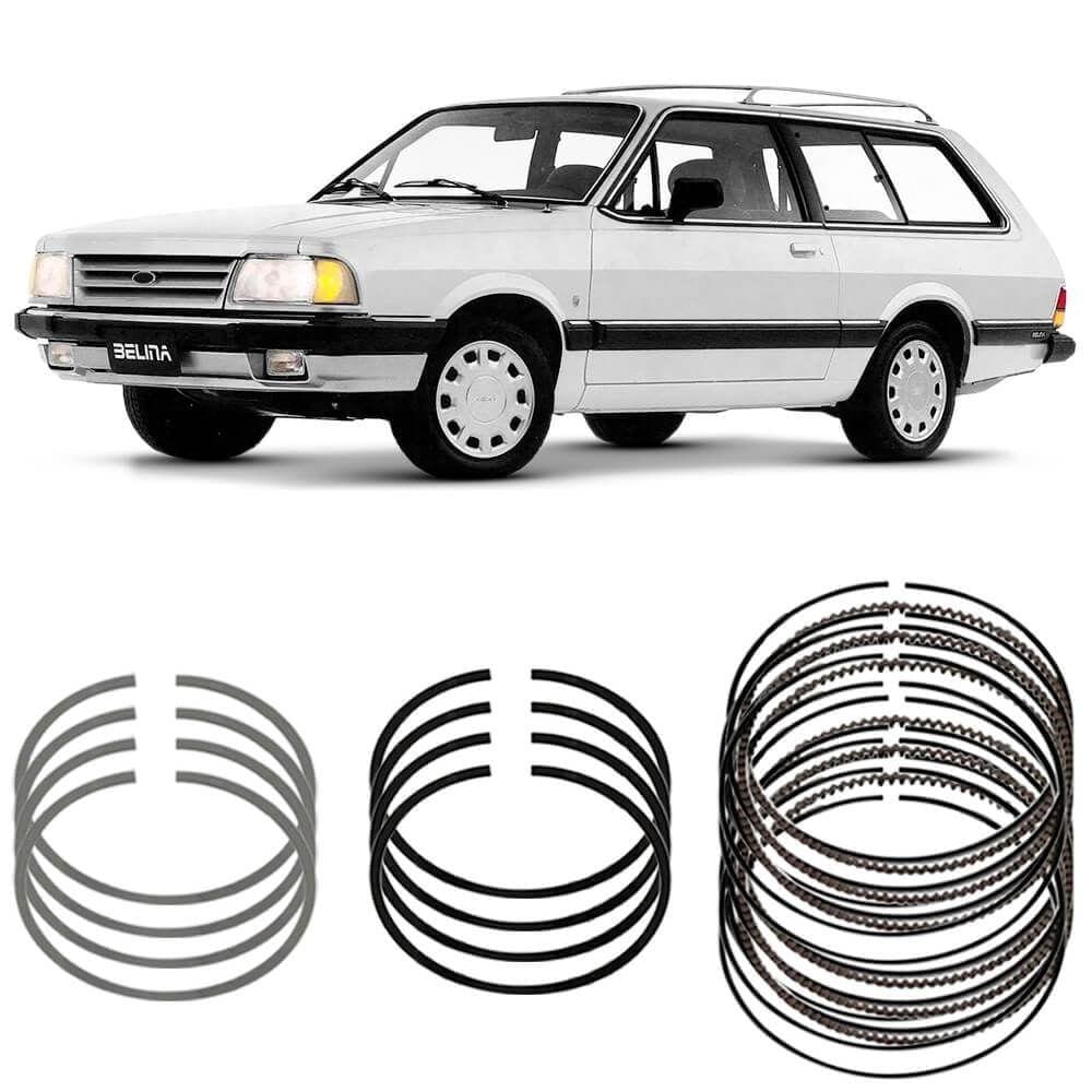 Jogo Anel Segmento 0.50 Ford Belina 1.8 89 A 91 Metal Leve