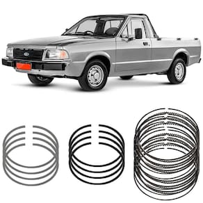 Jogo Anel Segmento 0.50 Ford Pampa 1.8 90 A 97 Metal Leve