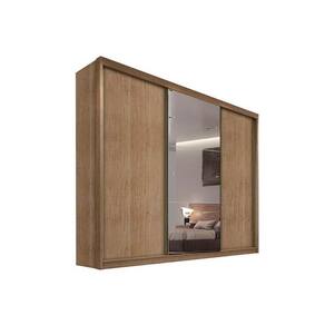 Guarda Roupa Casal 3 Portas E 4 Gavetas Diamond/Toulon Plus Freijo Cumaru - Novo Horizonte