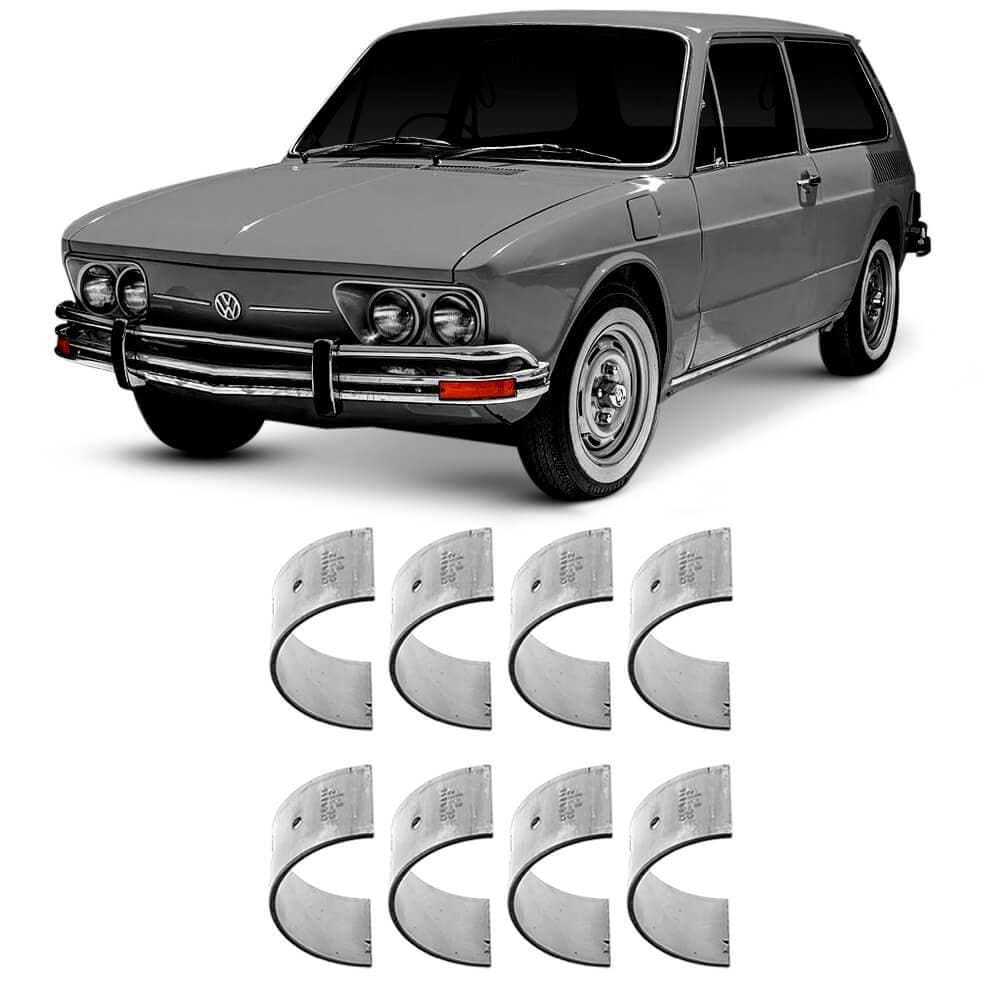 Bronzina Casquilho Biela 0.25 Brasilia Fusca 1.3 1.5 1.6 8V 68 a 97 SBB121 Metal Leve