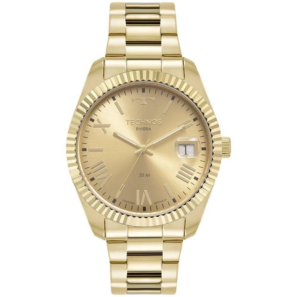 Relógio Technos Masculino Riviera Dourado 2415DT/1X