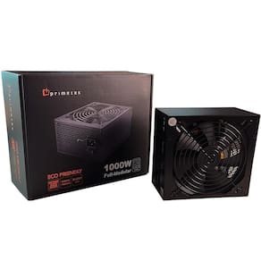 Fonte Gamer Primetek Atx 1000W Real 80 Plus Silver Pfc Ativo Fp-1000/80+ Preta