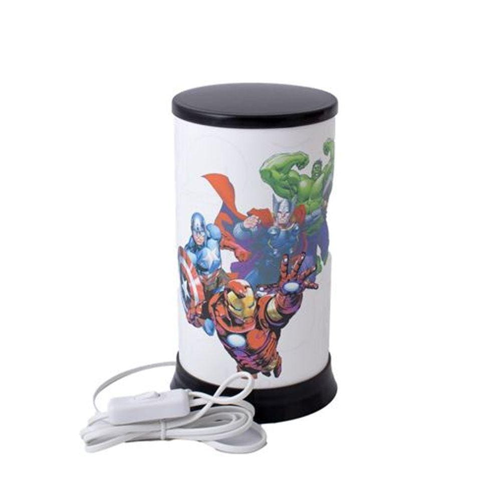Luminária de Mesa Hug Marvel Super Heróis White