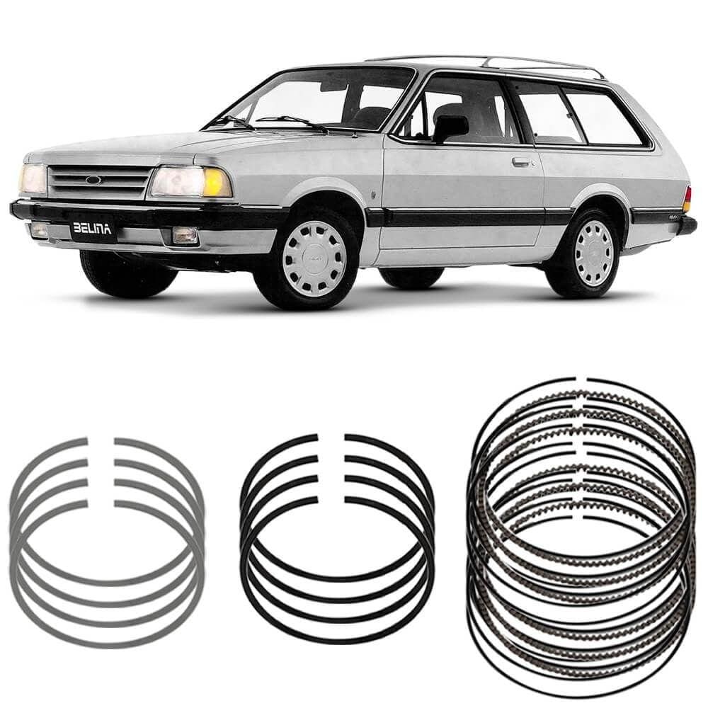 Jogo Anel Segmento Std Ford Belina 1.6 85 A 89 Metal Leve