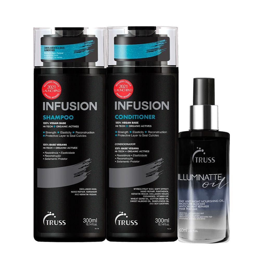 Kit Truss Illuminatte Oil Shampoo e Condicionador Infusion (3 produtos)
