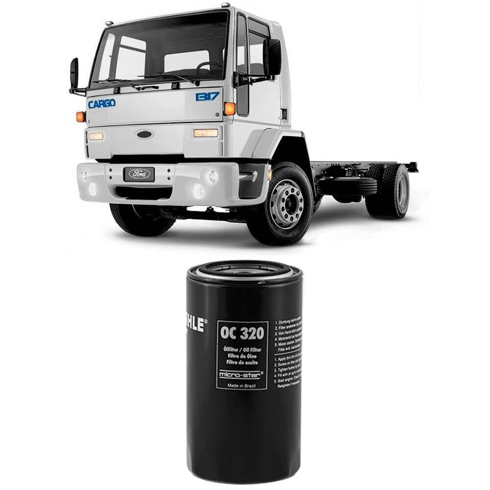 Filtro Óleo Cargo 1317 Cummins 6 Btaa 2003 A 2006 Metal Leve