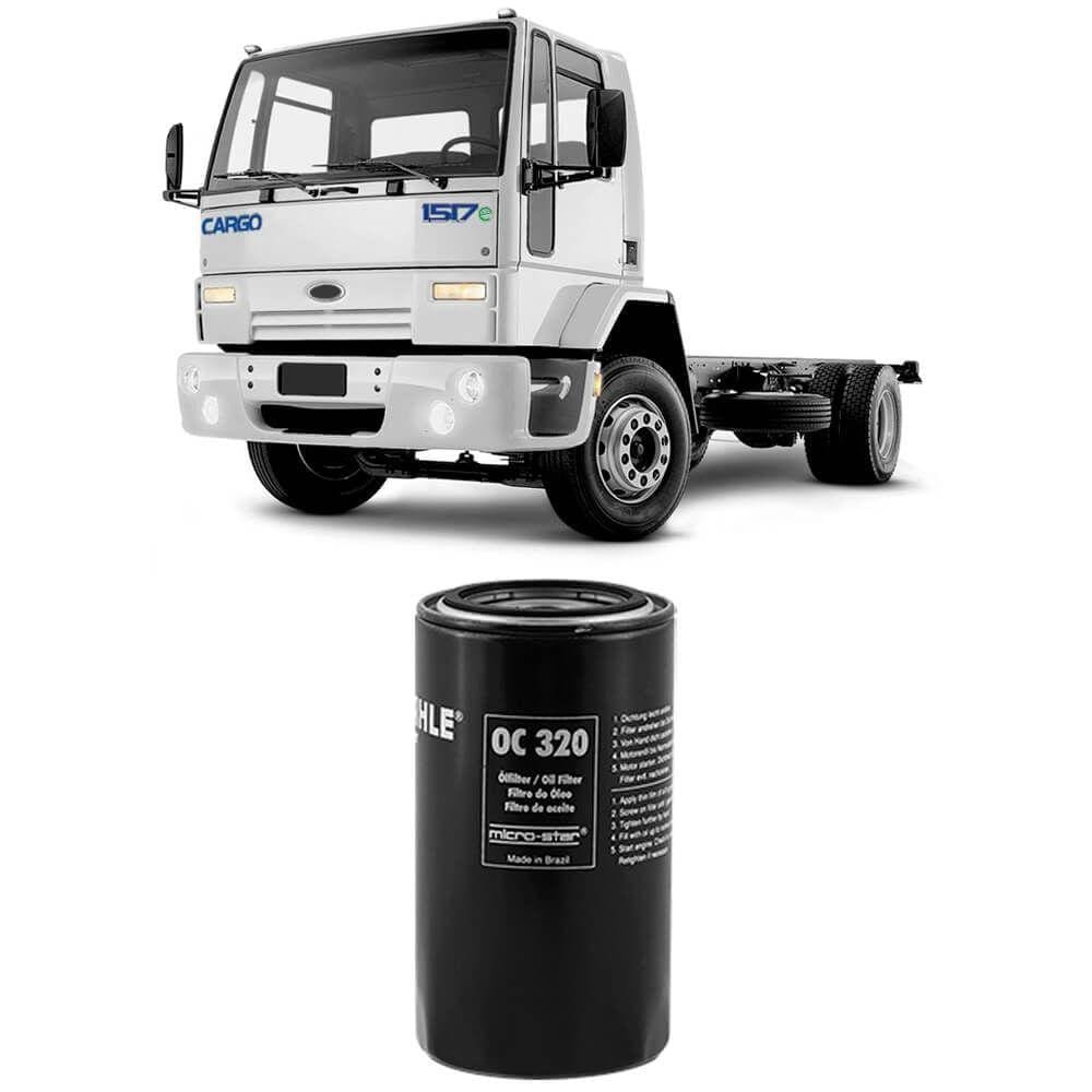 Filtro Óleo Cargo 1517 Cummins 6 Btaa 2003 A 2006 Metal Leve