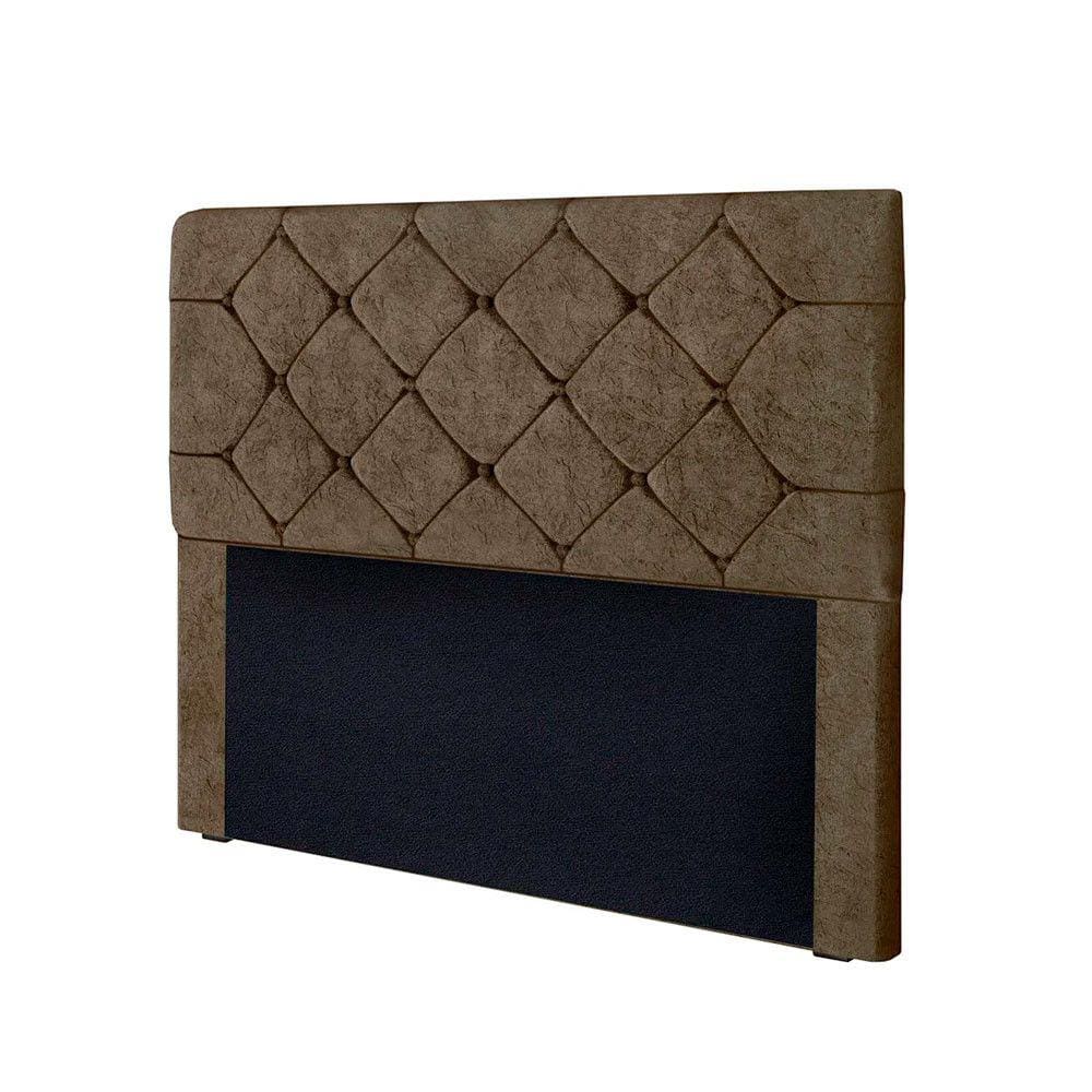 Cabeceira Gabriela King Size em Madeira de Reflorestamento 140cm Suede Amassado Star Confort