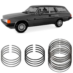 Jogo Anel Segmento Std Caravan 78 A 92 Metal Leve