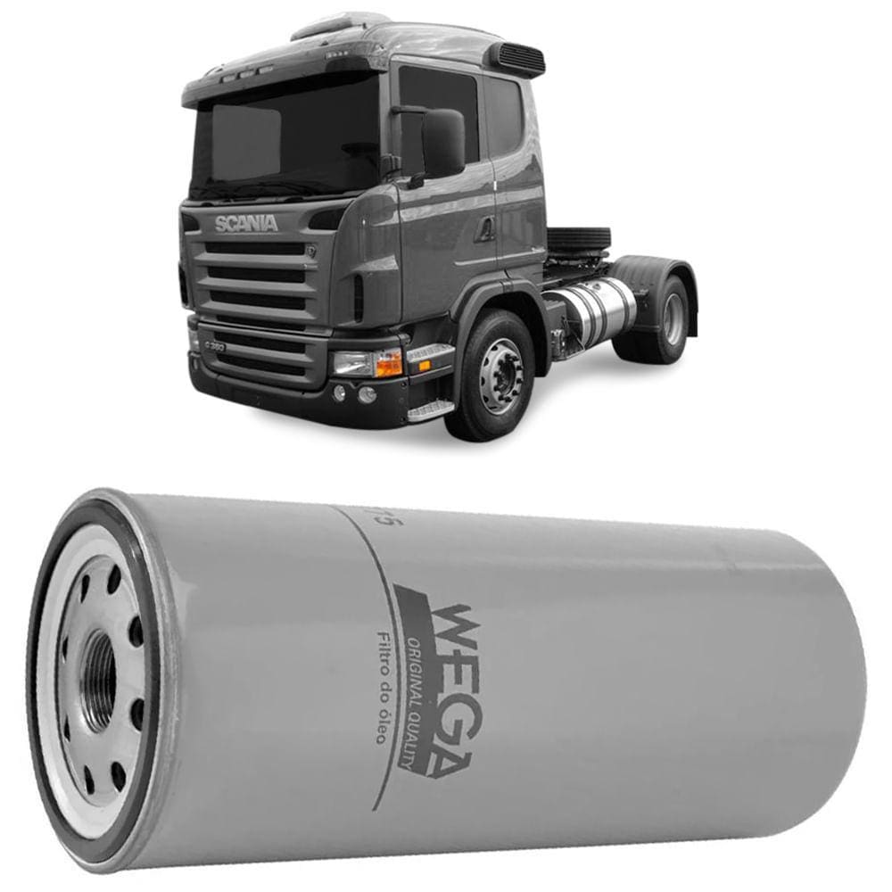 Filtro Óleo Blindado Scania G 380 G 420 G 440 2007 a 2011