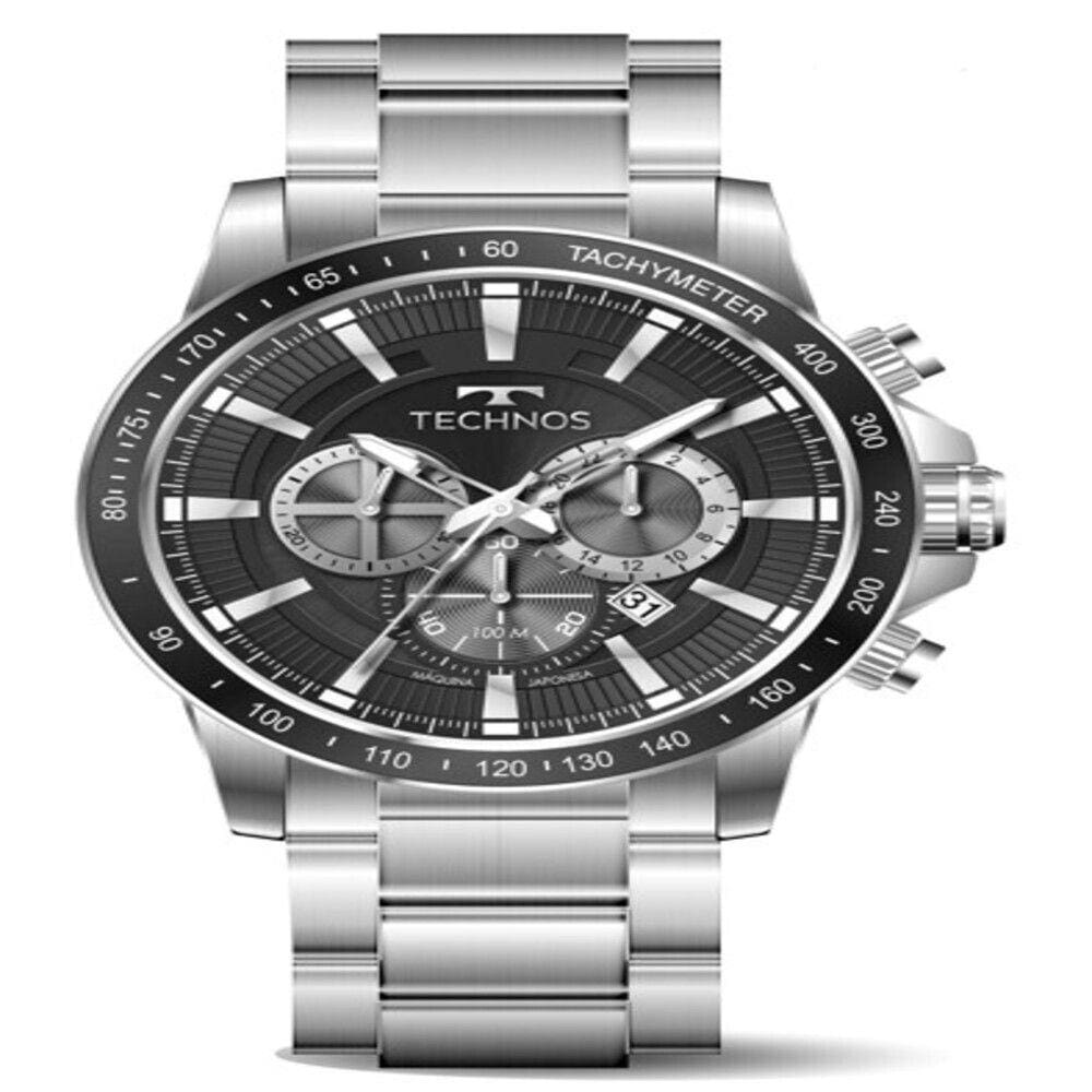 Relógio Technos Masculino Grandtech Prata - JS26AEX/1P