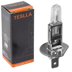 Lâmpada Halógena Universal Teslla H1 12V 55W P14.5S Farol