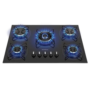 Fogão Cooktop Gás 5 Bocas Mondial CTG-03 Preto Inox Bivolt