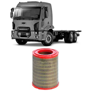 Filtro Ar Ford Cargo 2429 Cummins Isbe 2016 A 2017 Metal Leve