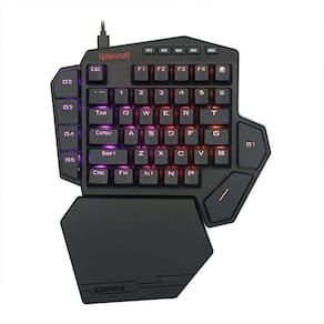 Teclado Mecânico Diti Redragon RGB One Hand Switch Azul USB 2.0 - K585RGB