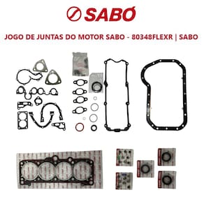 Jogo Completo Junta Motor Sabó Volkswagen MI AP 1600 1.6 L 8V 1998 A 2003