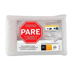 Travesseiro Fibras Siliconadas Pare C/ Suporte Firme P/fronha (50x70) - Fibrasca