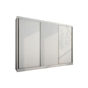 Guarda Roupa 3 Portas De Correr E 6 Gavetas Sollo Plus Branco - Novo Horizonte