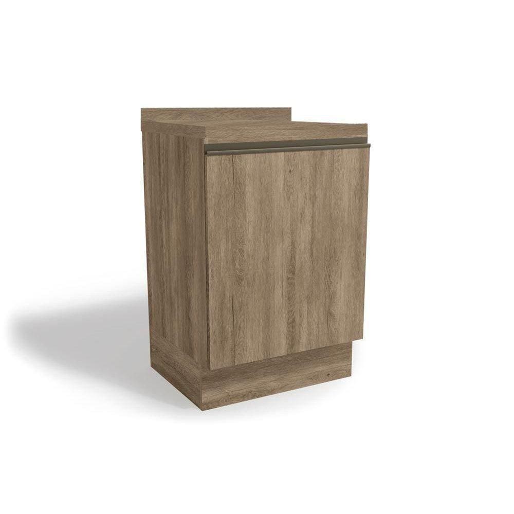 Balcão De Cozinha Maxxi G742 1 Porta C/ Tampo Nogal - Kappesberg