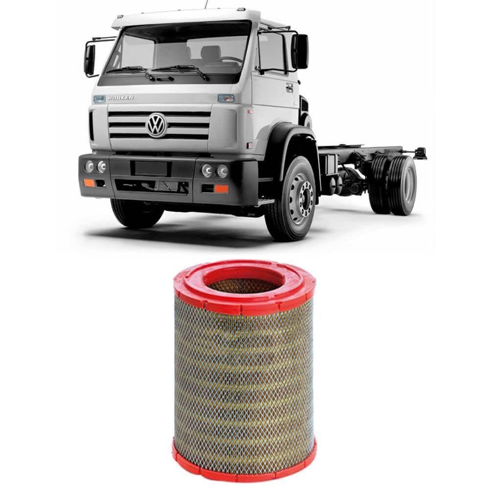 Filtro Ar Volkswagen 17230 Man 2014 A 2018 Metal Leve