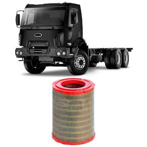 Filtro Ar Ford Cargo 2628 Cummins Isbe 2006 A 2012 Metal Leve