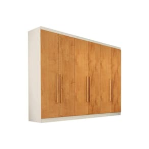 Guarda Roupa Casal 6 Portas E 6 Gavetas Oslo Off White/Peroba - Europa
