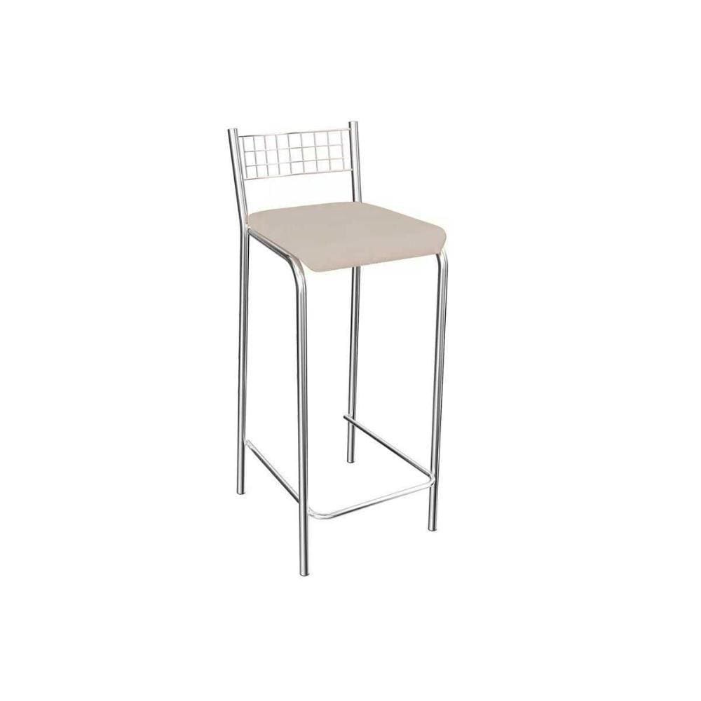 Banqueta De Cozinha Gênova 1b705cr 1 Un Cromado/courano Nude - Kappesberg